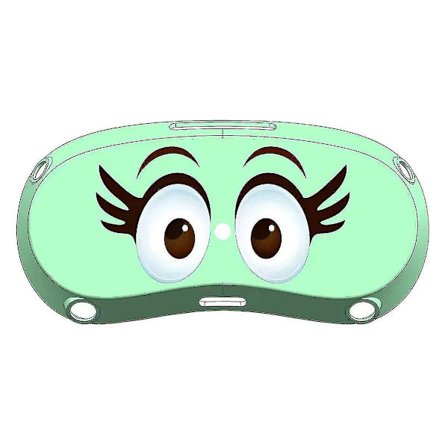 Skyddsfodral för Pico 4, Anti-droppskydd, Skyddsfodral för Pico 4 Tillbehör (grön)