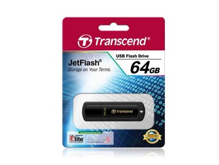 Transcend JetFlash 350 - USB-flashstasjon - 64 GB