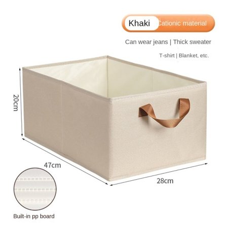 Tøj Opbevaringsboks Undertøj Opbevaringsskuffe KHAKI