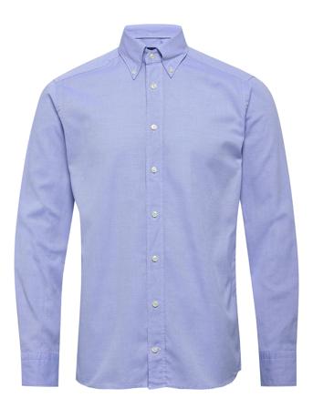 Royal Oxford Shirt - Contemporary Fit Paita Bisnes Sininen Eton