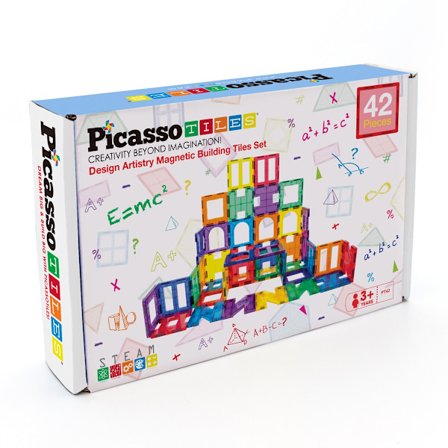 Picasso Tiles Design Artistry Magnetic Tiles set 42 delar