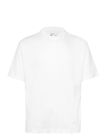 Weekday Relaxed Fit Short-Sleeved Cotton T-Shirt - White - M