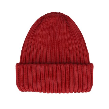 CTH Ericson - Červená cuff Beanie - Nelson Red Cuff @ Hatstore