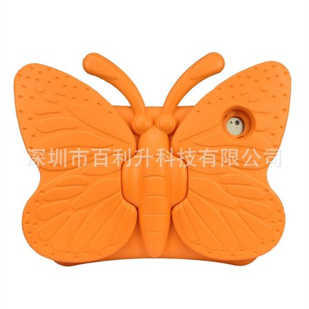 Stilrent Skal för iPad 7/8/9 10.2" Orange Fjäril