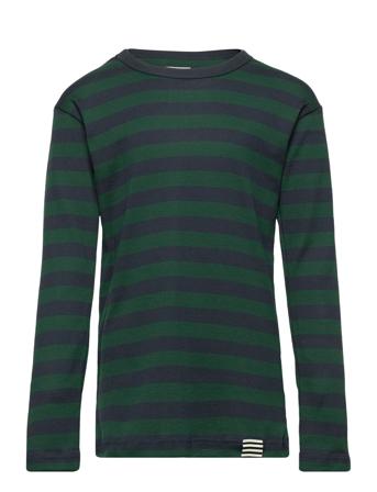 Midi Rib Tobino Tee Ls Langærmet T-shirt Multi/mønstret Mads Nørgaard