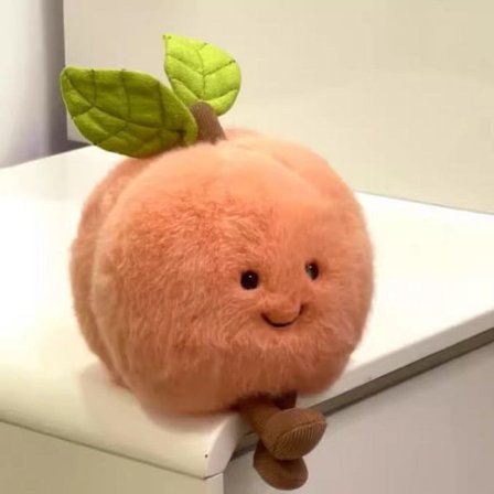 Jellycat Amuseable Peach pehmolelu, kesäale, uusi harvinaisuus