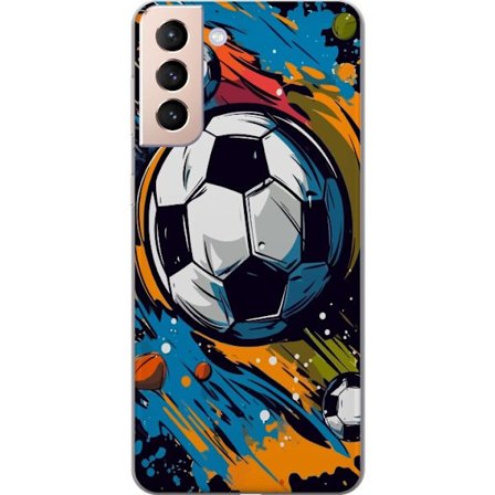 Mobilskal till Samsung Galaxy S21 med Fotbollar
