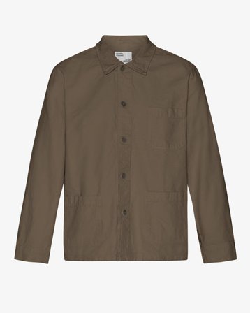 Organic Workwear Jacket - Cedar Brown - Male - L
