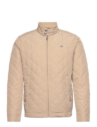 Quilted Windcheater Vattert Jakke Beige GANT*Betinget Tilbud