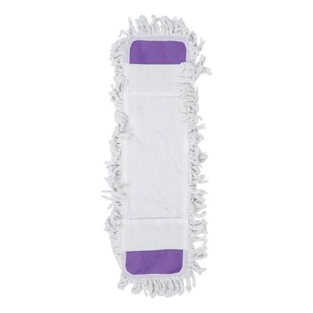 Bomullsmoppdynor Golvrengöringsduk Moppdynor Hemrengöring Mopptillbehör Vit 55X15CM White 55X15CM