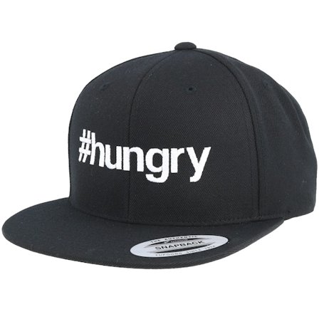 Iconic - Black snapback Czapka Z Daszkiem - Hungry Black Snapback @ Hatstore