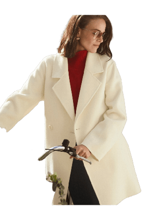 Newhouse Kappa Saga Double Face Kappor Dam Beige 38