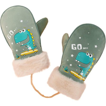 Barnens vinter skidhandskar - Pojkar Flickor Vinterhandskar Varma Tjocka Vantar