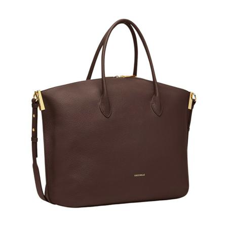 Coccinelle, Estelle Bag Bruin, Dames, Maat:ONE Size,leer