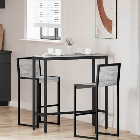 bord Grå Sonoma 100 x 40 x 100,5 cm Konstruerat trä och stål