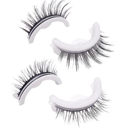 Paris Reusable Self-Adhesive Eyelashes Natural Look Washable Glue-Free Waterproof