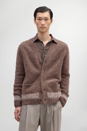 NN.07 Russell Cardigan Herre Brun