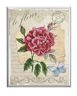 Stickpackung Bild Blumenbrief - Needleart World