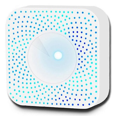 Type A Tuya Zigbee 6-i-1 Smart Luftdetektor PM2.5 Formaldehyd VOC Temperatur Fuktighet CO2 Monitor