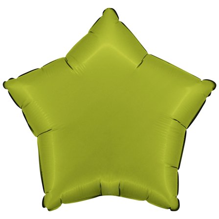 Folieballong Stjerne Satin Matcha Latte