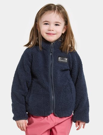 Didriksons Gibbs Kids' Full-Zip - Navy - 98