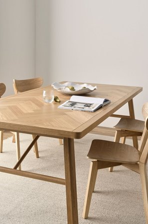 NORDFORM - Spisebord Ceylon, 100x200 cm - Brun - Spiseborde - Fra Homeroom