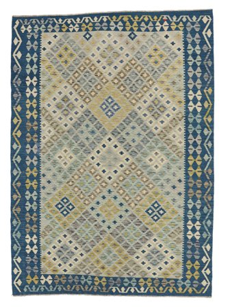 Kelim Afghan Old Stil Teppich 190X255 Wolle