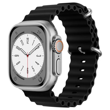 Apple Ocean Watch Band for applewatch8/7/se/ultra sports to-farget silikon iwatch-rem (38/40/41mm)
