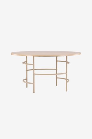 Venture Home - Copenhagen rundt spisebord - Beige - Spiseborde - Fra Homeroom