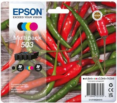 Epson 503 Multipack - 4-pack - svart, gul, cyan, magenta - original - blekkpatron