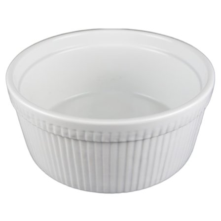 Suuri posliininen Sufflé-muotti - 4 kpl pakkaus