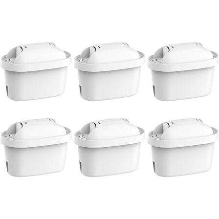 6-pakning erstatningsvannfilter kompatibelt med alle Brita