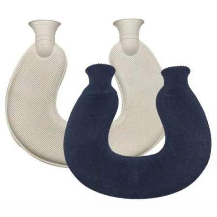 U-formet nakke- og skuldervarmer varmtvannsflaske