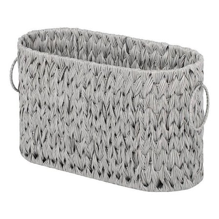 Toiletpapirkurv i Natur Rattan - Vandtæt, Kaffe-farvet, Ingen Montering Kræves, Dekorativ Badeværelsesorganisator til Toiletpapir og Smykker_TF_TF