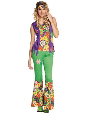 Hippie Pige Kostume