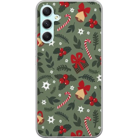 Kompatibelt Mobilskal till Samsung Samsung Galaxy A34 God Jul mönster