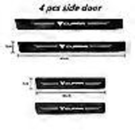 Karbonfiber Bilklistremerke Automatisk Terskel Beskyttelsesstripe for Seat CUPRA Born Formentor Tavascan e-Racer Leon Ateca UrbanRebel