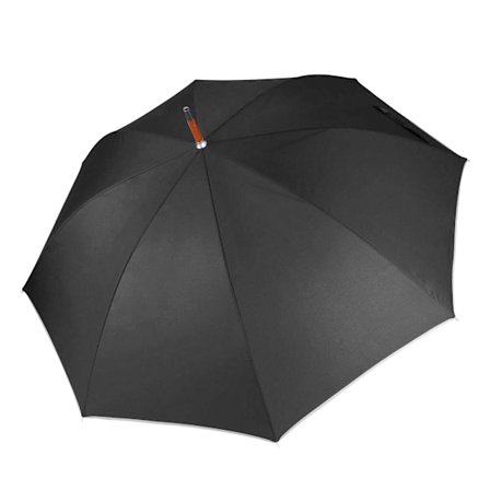 Kimood Unisex Auto Open Walking Umbrella One Size Dark Grey