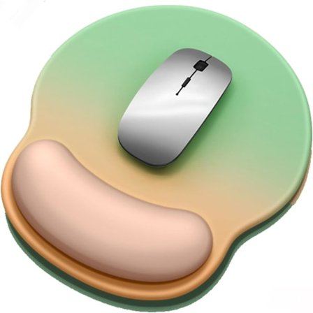 Hiirimatto, ergonominen hiirimatto, liukumaton kumipohja, lievittää ranteen väsymystä, tietokonetarvikkeet