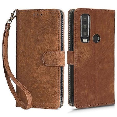 Kompatibel med Motorola Defy 2 5G / Cat S75 5G Telefon Lommebok Deksel PU Lær Stativ Veske med Stropp-WELLNGS