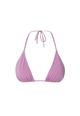 Understatement Strappy Triangle Bikini Top Dam Lila L