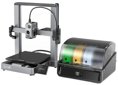 Creality Hi Combo 3D printer 260x260x300mm 1.75 mm Hyper-PLA, PLA, PETG, ABS, PLA-CF