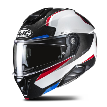 HJC i91 Felio Öppningsbar Hjälm Vit/Röd/Blå L