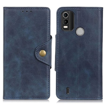 Alpha läder Nokia C21 Plus fodral - Blå