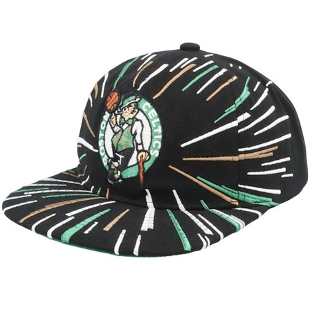 Mitchell & Ness - NBA Musta snapback Lippis - Boston Celtics Burst Deadstock Black Snapback @ Hatstore