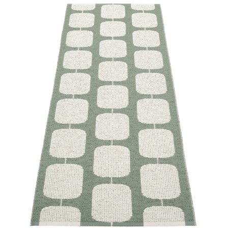 Pappelina Gulvteppe Sten, 70 x 300 cm., army/fossil