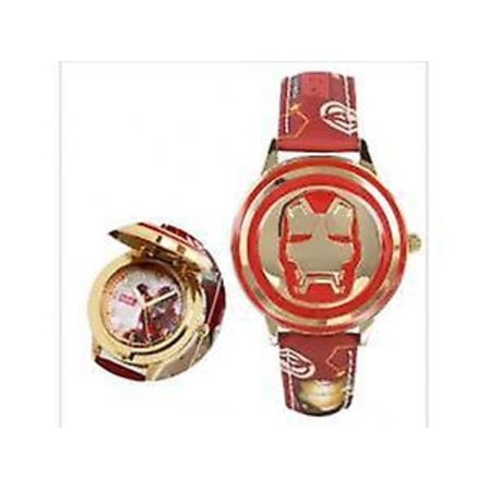 Anime Kids Watch Hero Spiderman Iron Man Kids Clock Watch Iron Man