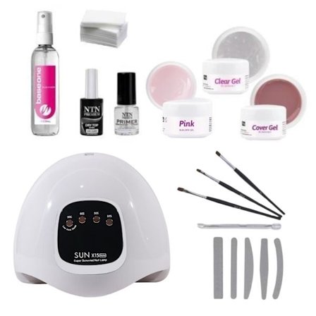 Komplett startkit gelénaglar av hög kvalité inkl Uv/Led-lampa