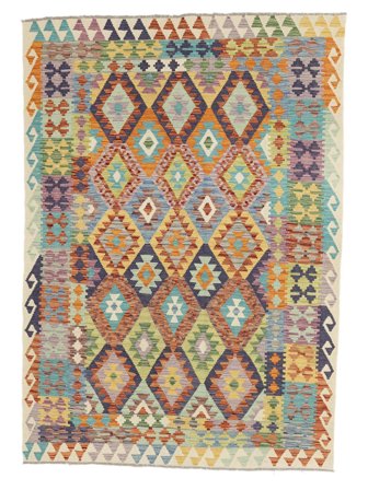 Kilim Afghan Old Style Rug 169X232 Wool, Afghanistan