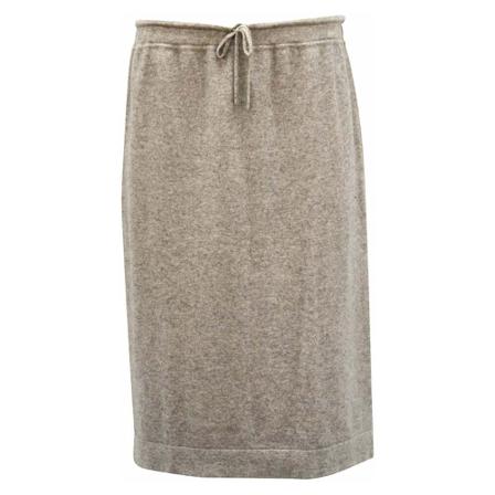 Vince, Ribbed Drawstring Midi Skirt Szary, Kobieta, Rozmiar: L